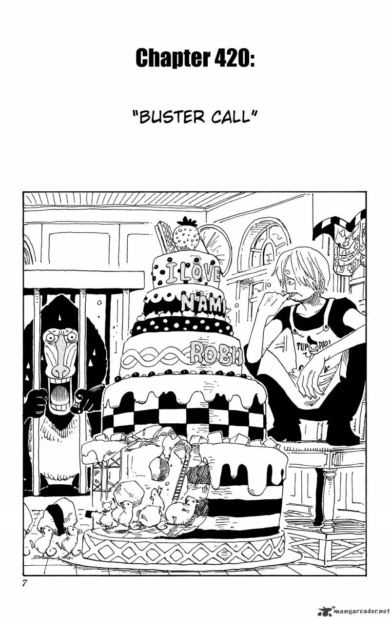 One Piece, Chapter 420 - Buster Call image 11