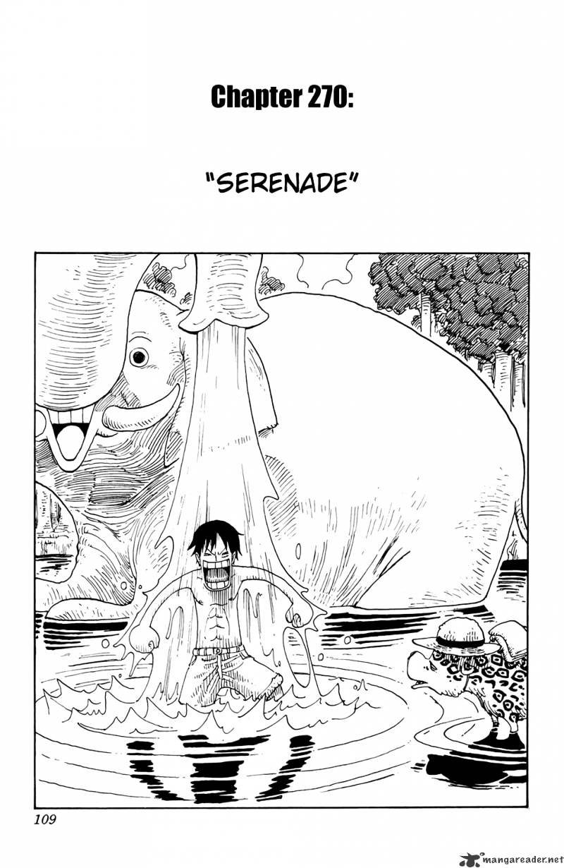 One Piece, Chapter 270 - Serenade image 01