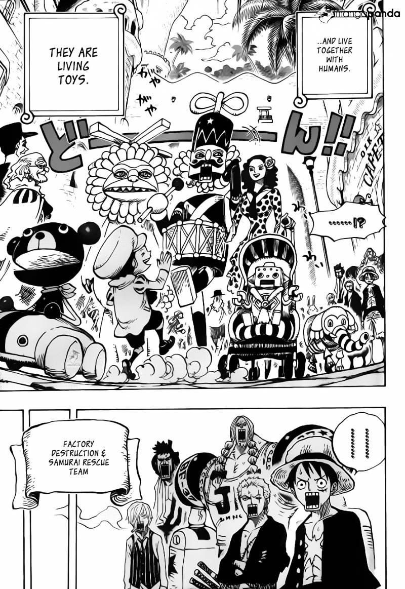 One Piece, Chapter 701 - Adventure in the country of love, passion and toys image 13