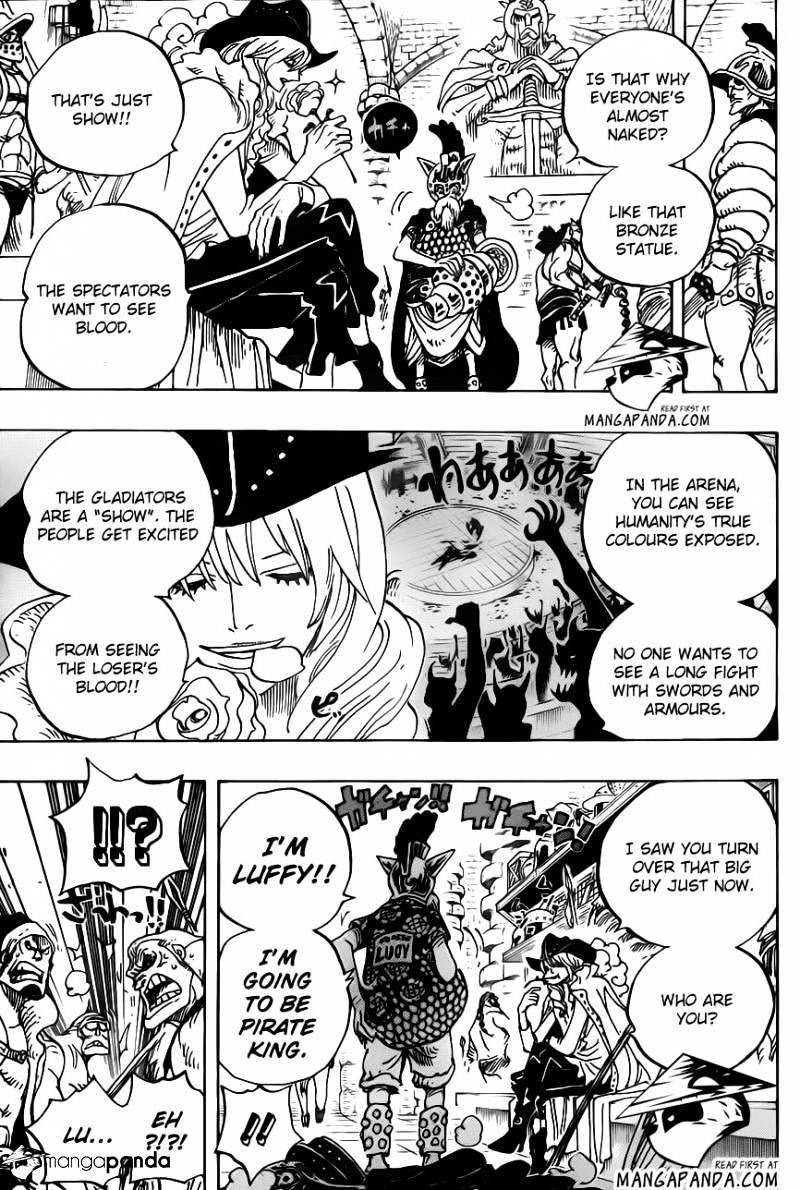 One Piece, Chapter 704 - The statue of Kyros and Lucy image 13