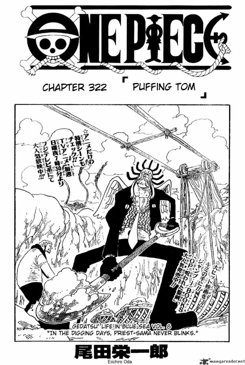 One Piece, Chapter 322 - Puffing Tom image 01