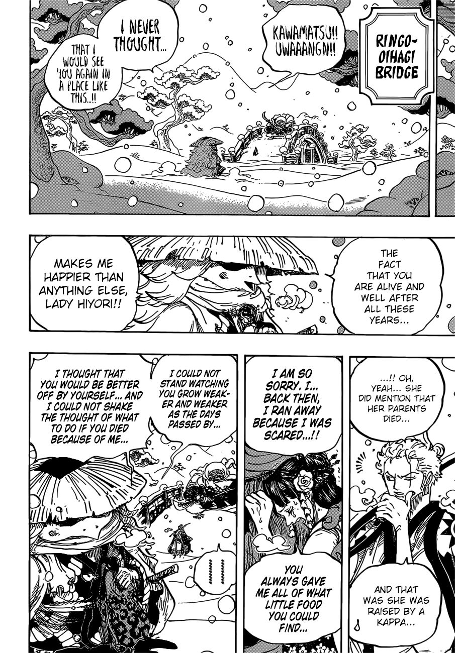 One Piece, Chapter 952 - Hiyori and Kawamatsu image 15