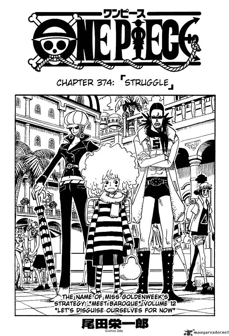 One Piece, Chapter 374 - Struggle image 01