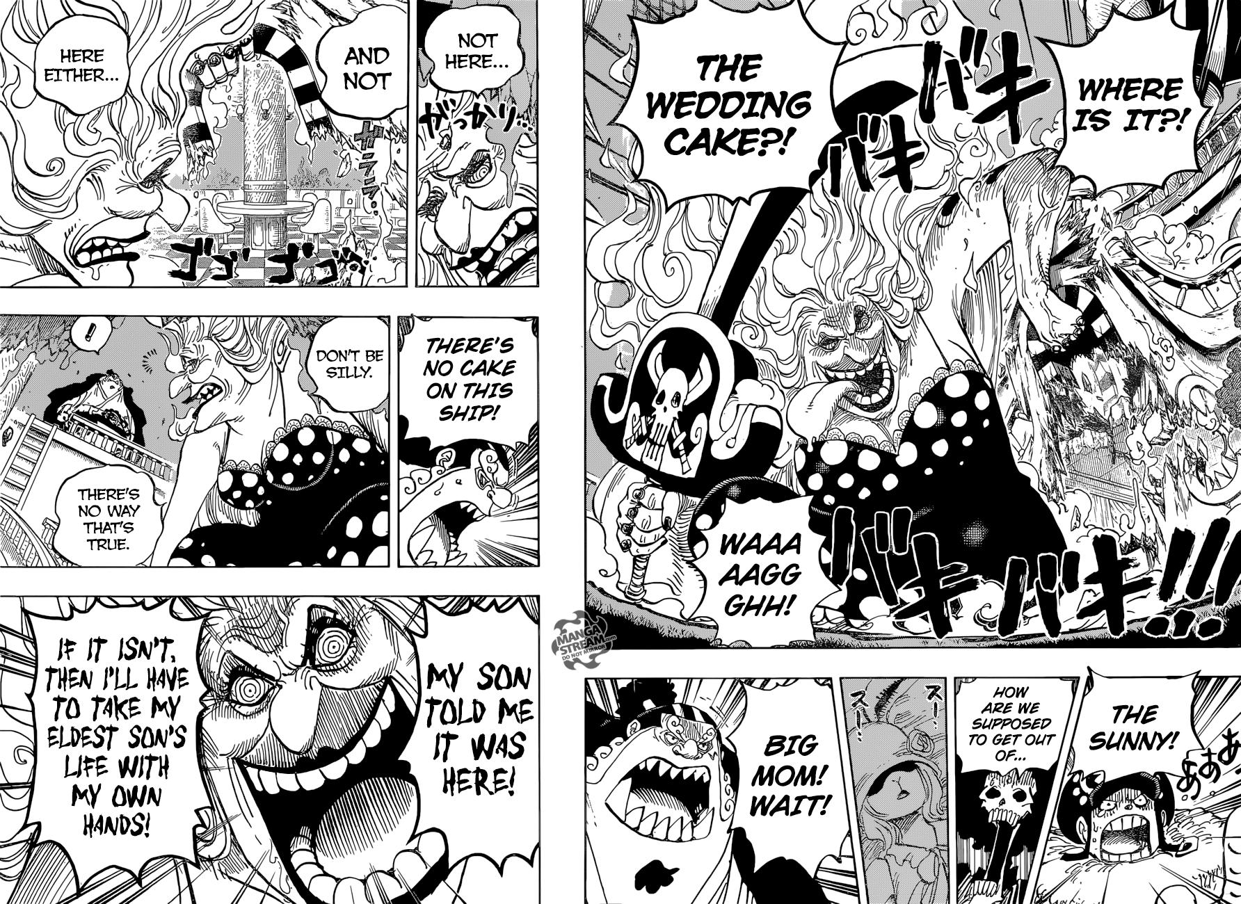 One Piece, Chapter 890 - Big Mom On The Ship image 05