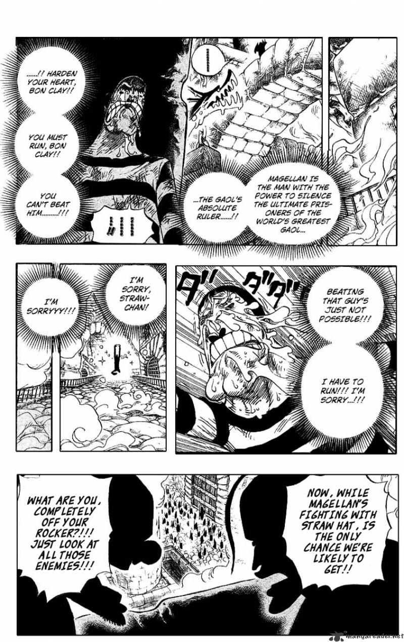 One Piece, Chapter 534 - Chief Warden Magellan vs Pirate Luffy image 15