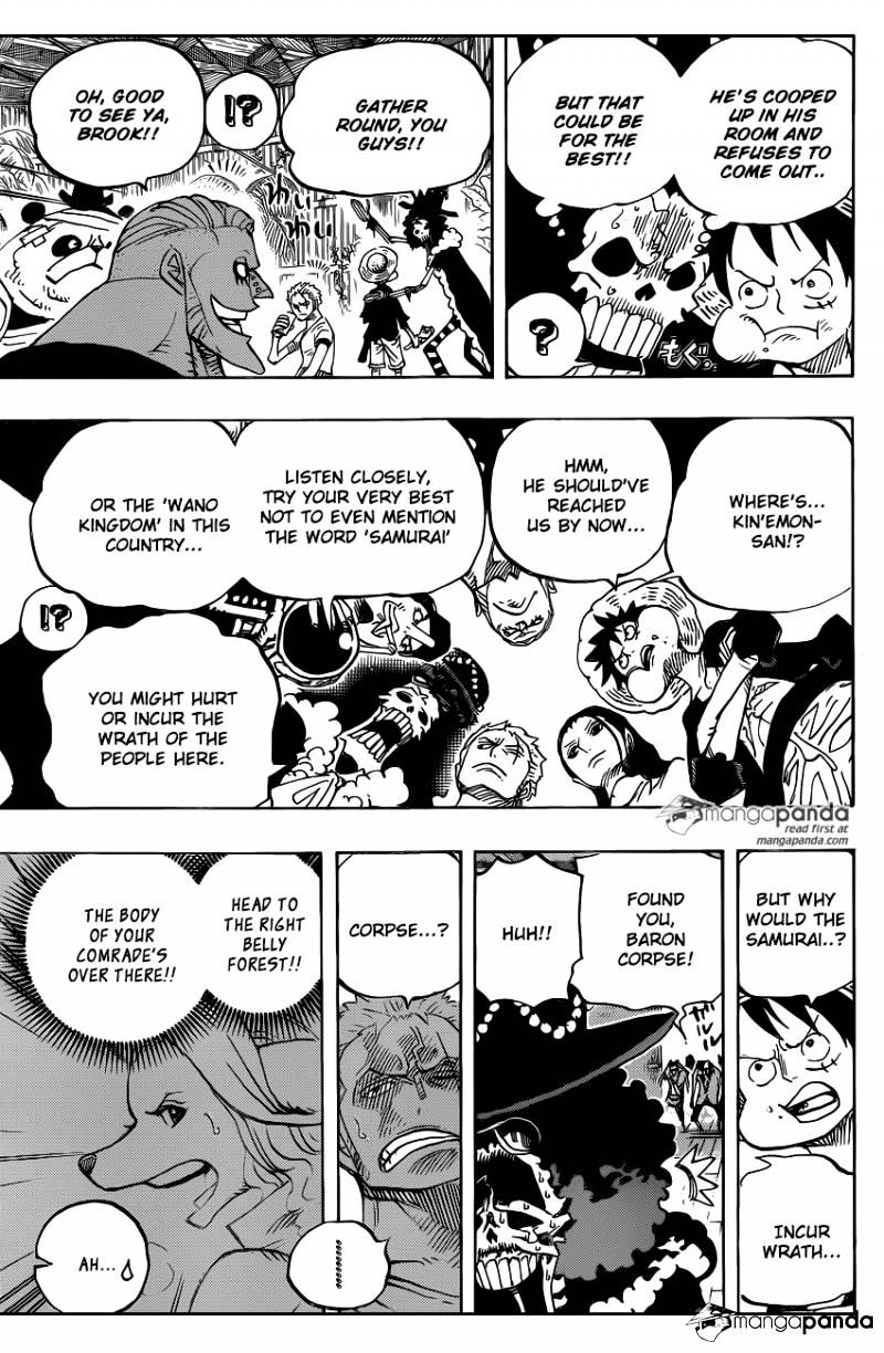 One Piece, Chapter 807 - 10 Days Ago image 04