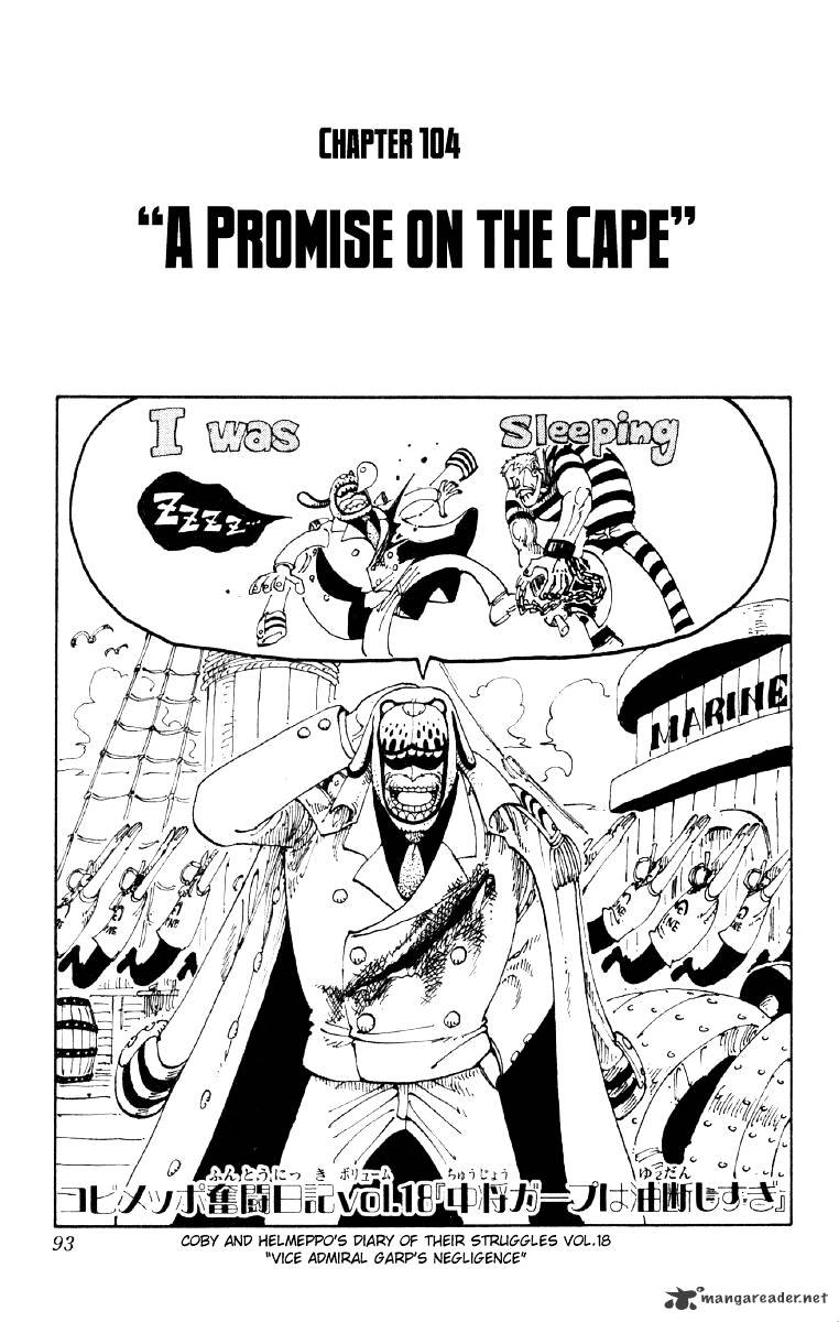 One Piece, Chapter 104 - Mizaki The City Of Promise image 01