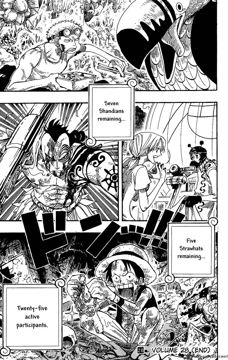 One Piece, Chapter 264 - Warrior Kamakiri V.s. God Enerli image 19