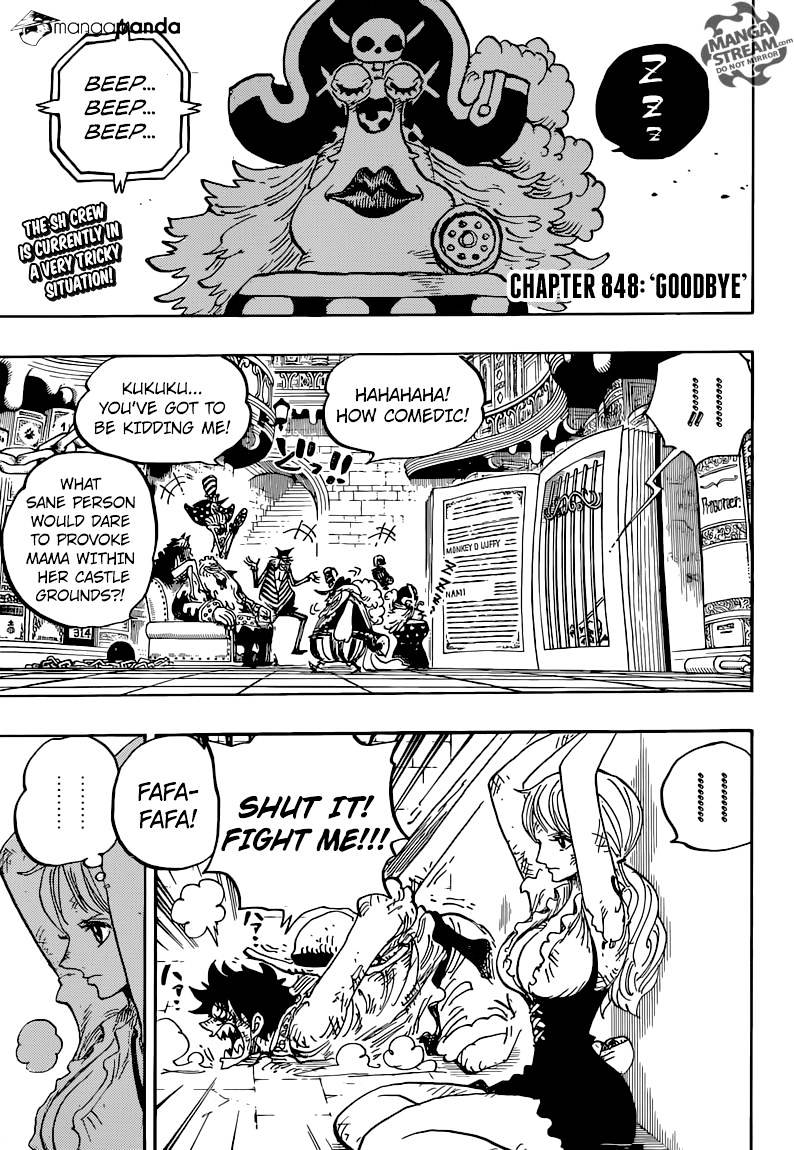 One Piece, Chapter 848 - Goobye image 03