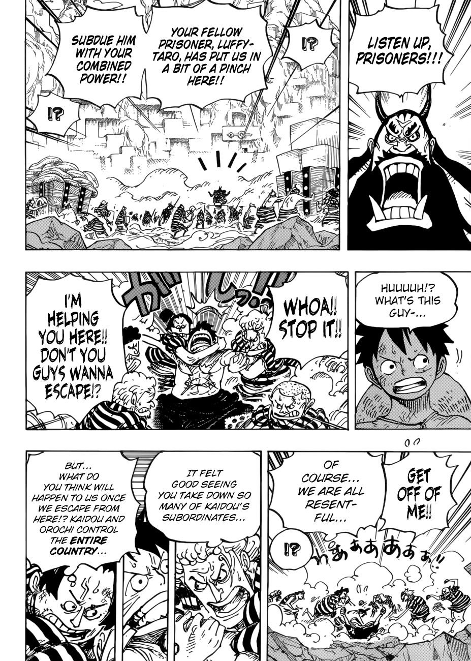 One Piece, Chapter 948 - Kawamatsu the kappa takes the stage image 04