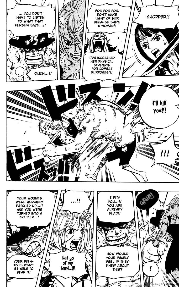 One Piece, Chapter 468 - Pirate Chopper Vs Enigma Hogback image 12