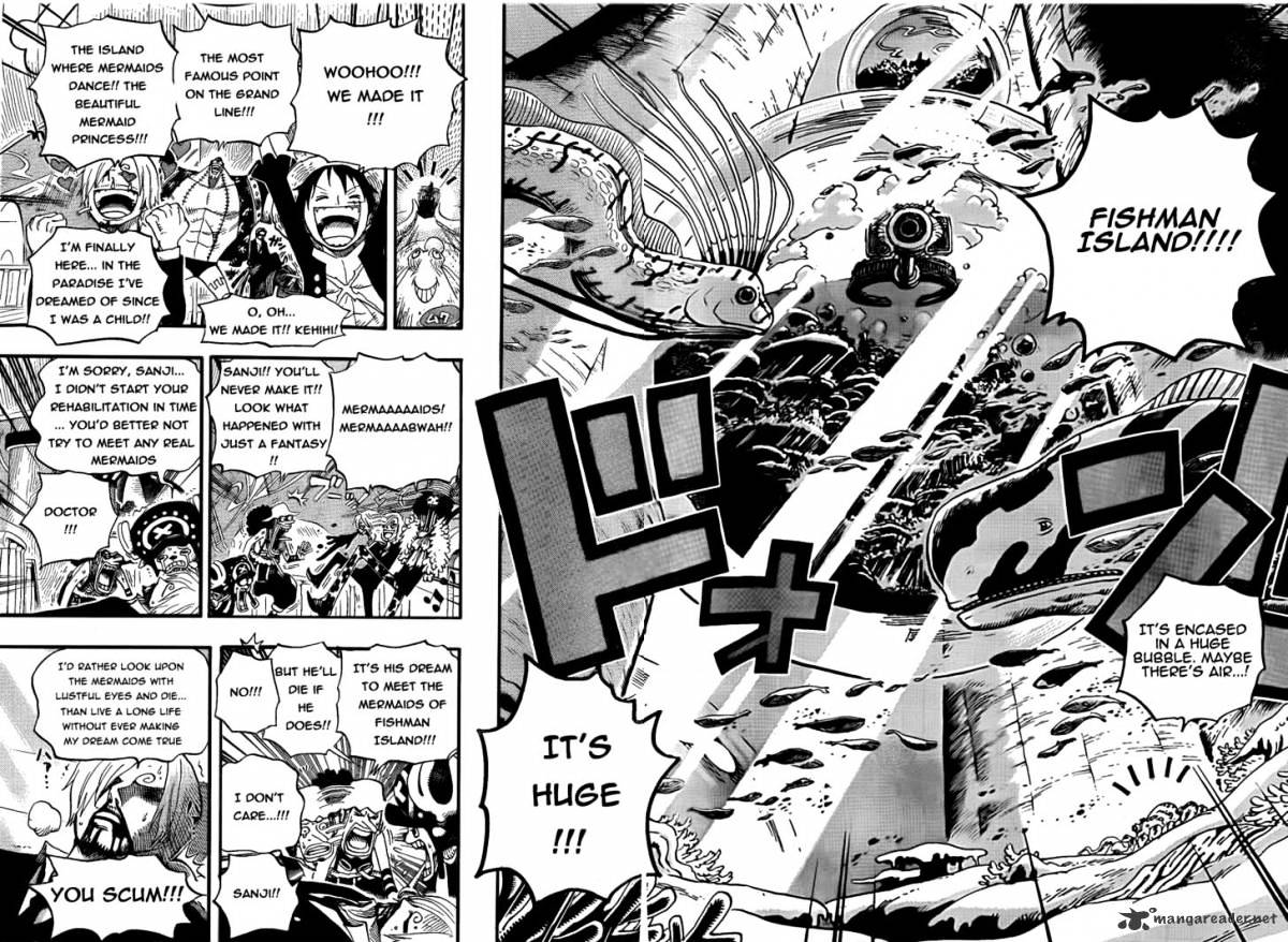 One Piece, Chapter 607 - 10,000 Meters Under the Sea image 10