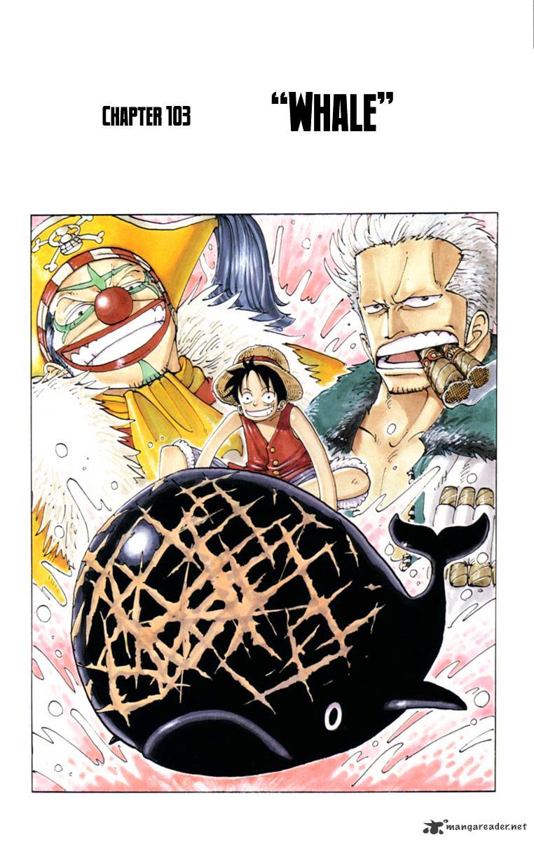 One Piece, Chapter 103 - Whale image 01