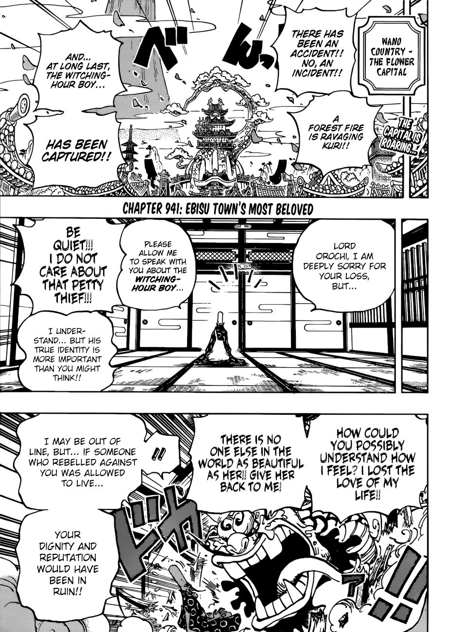 One Piece, Chapter 941 - Ebisu Town