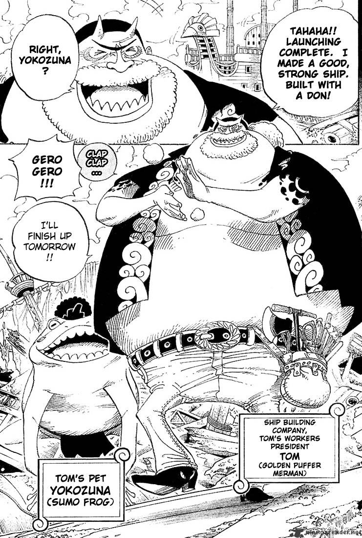 One Piece, Chapter 353 - The Legendary Shipwright image 14