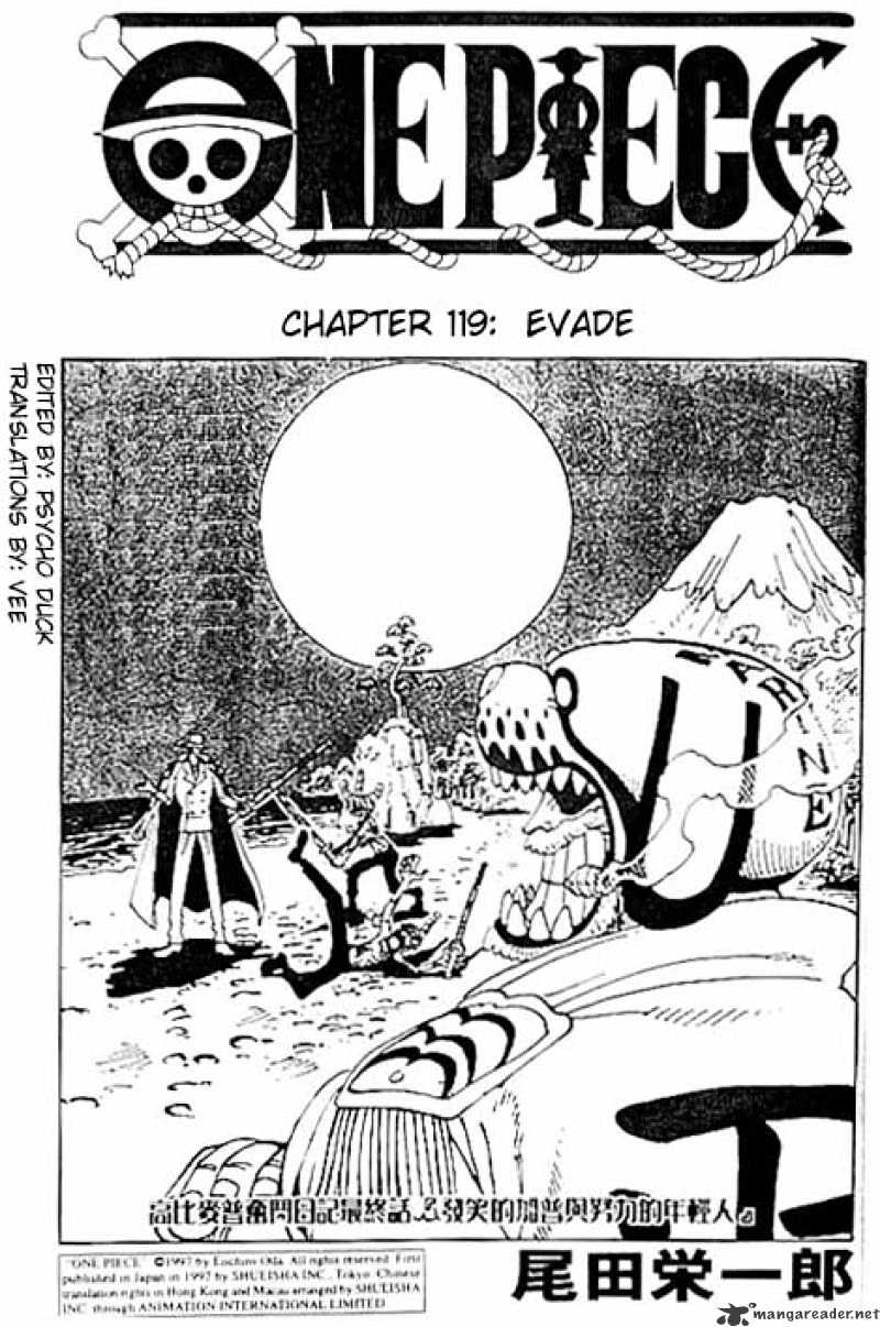 One Piece, Chapter 119 - Evade image 01