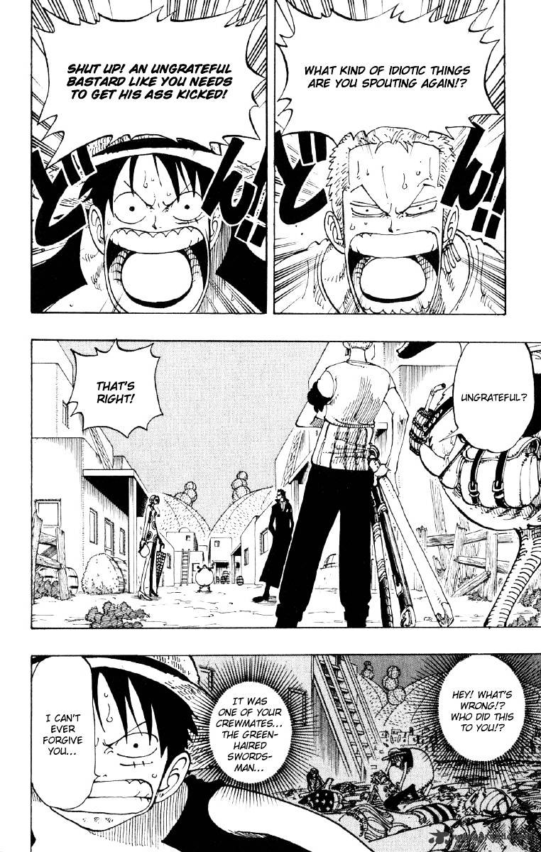 One Piece, Chapter 112 - Luffy vs Zoro image 02