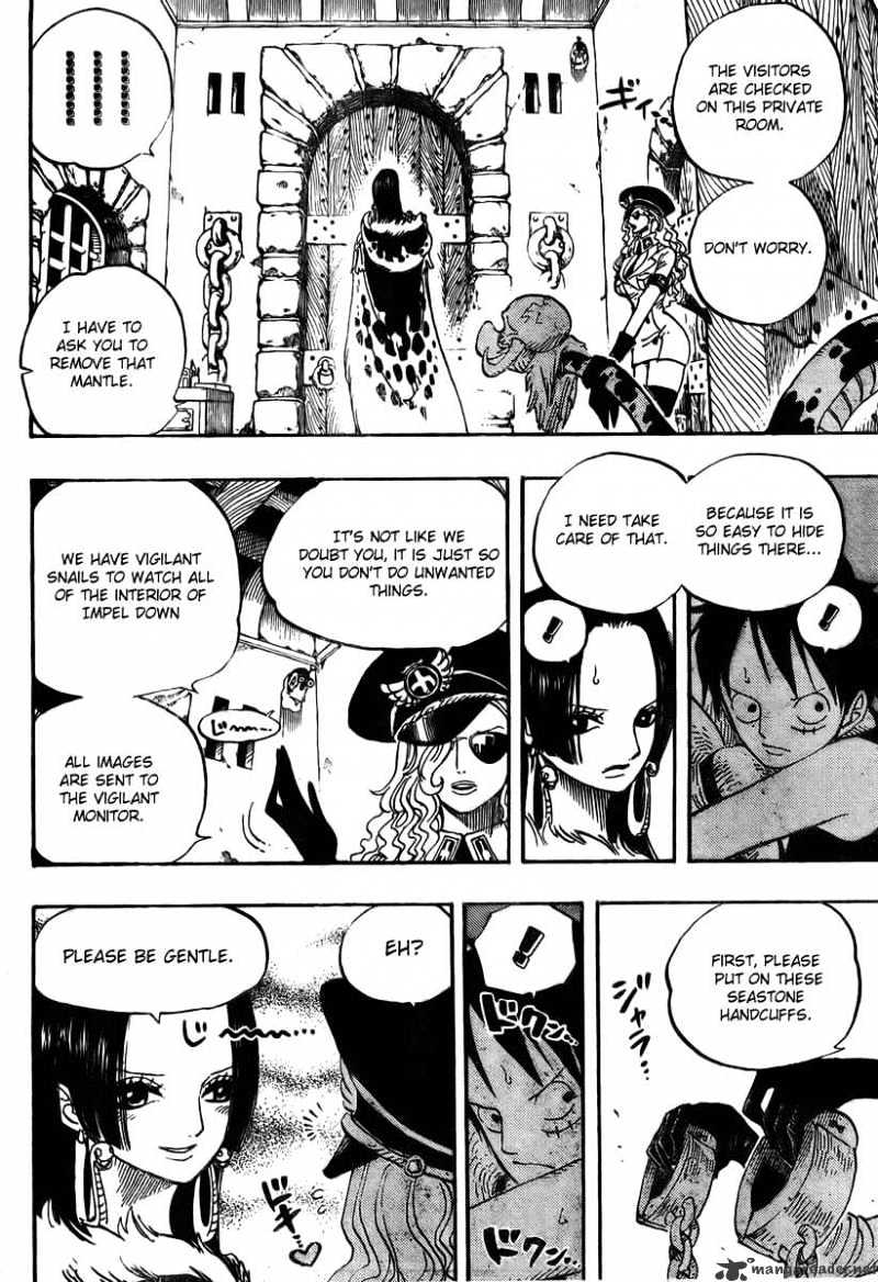One Piece, Chapter 526 - Adventure at the Great Prison image 05