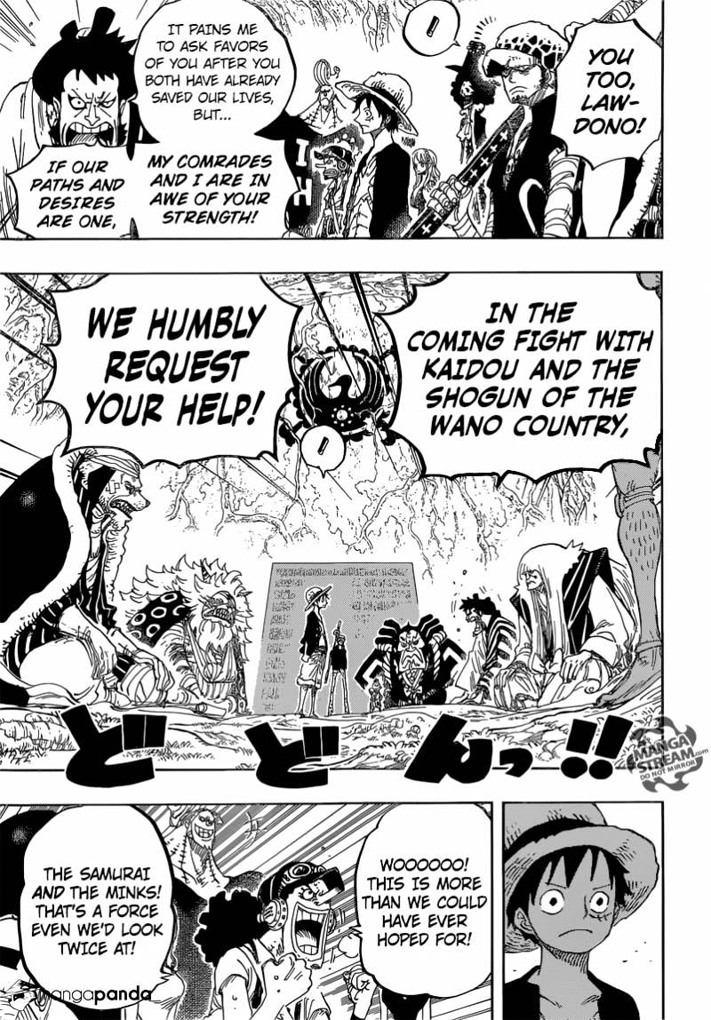 One Piece, Chapter 819 - Momonosuke, Heir of the Kouzuki Clan image 09