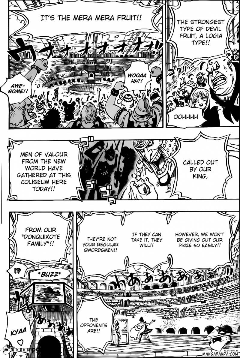 One Piece, Chapter 702 - The Corrida Colloseum image 14