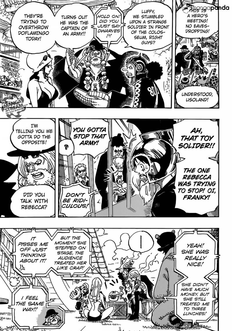 One Piece, Chapter 729 - Shichibukai Doflamingo VS Shichibukai Law image 12