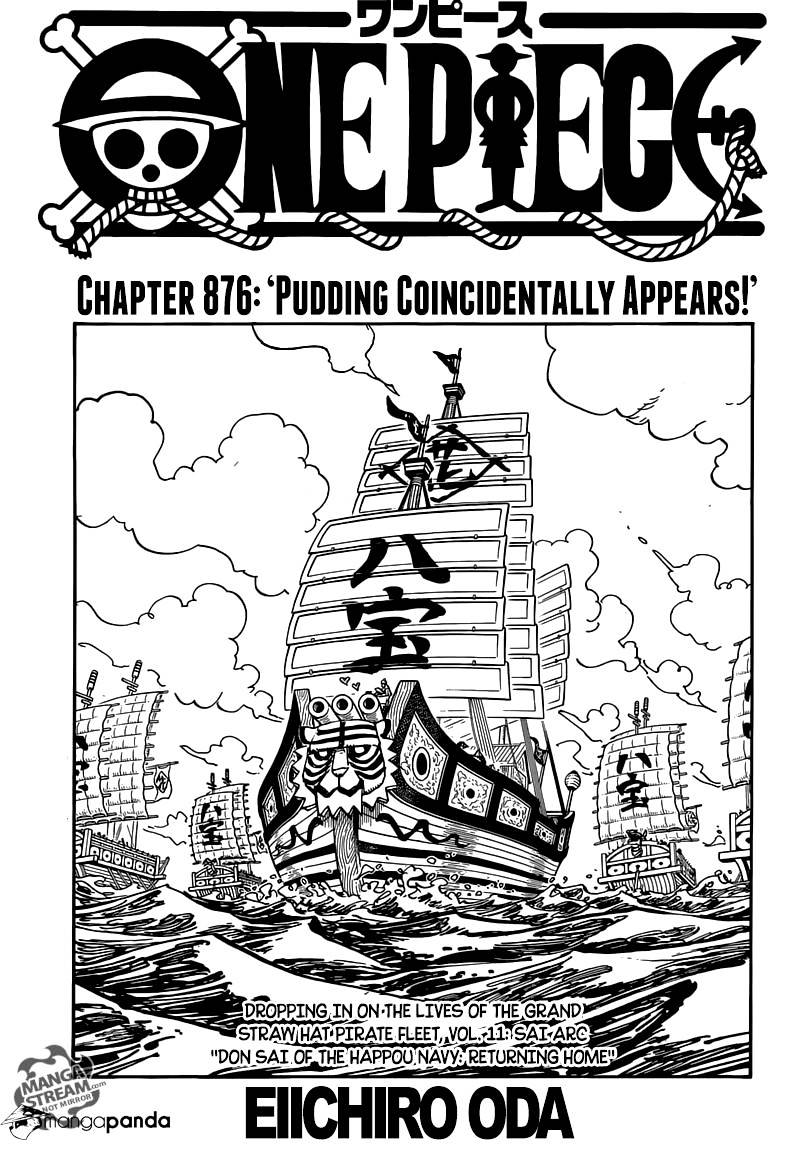 One Piece, Chapter 876 - Pudding Coincidentally Appears! image 01