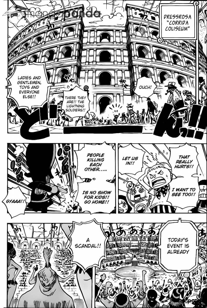 One Piece, Chapter 702 - The Corrida Colloseum image 12