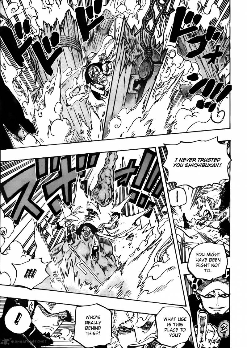 One Piece, Chapter 662 - Shichibukai Law vs Vice Admiral Smoker image 15