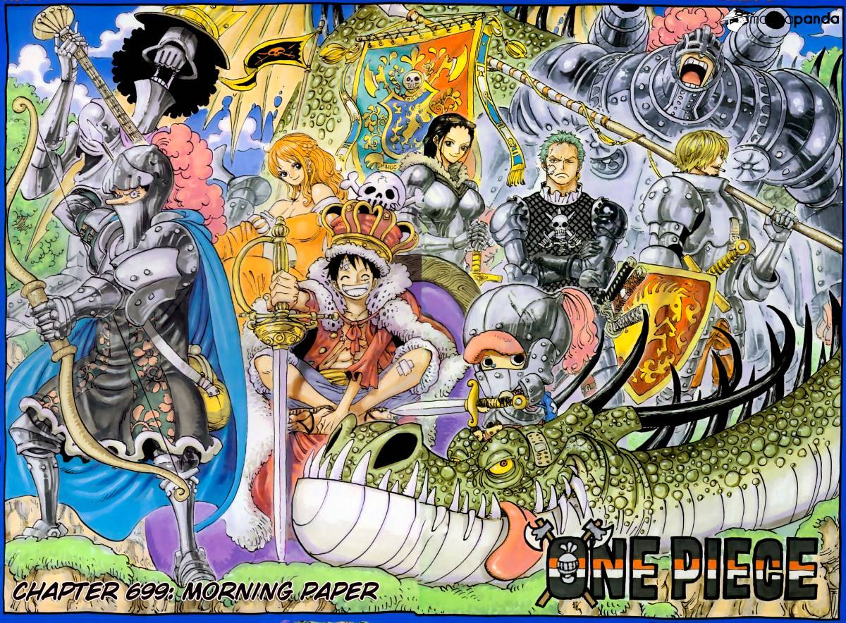 One Piece, Chapter 699 - Morning Paper image 02