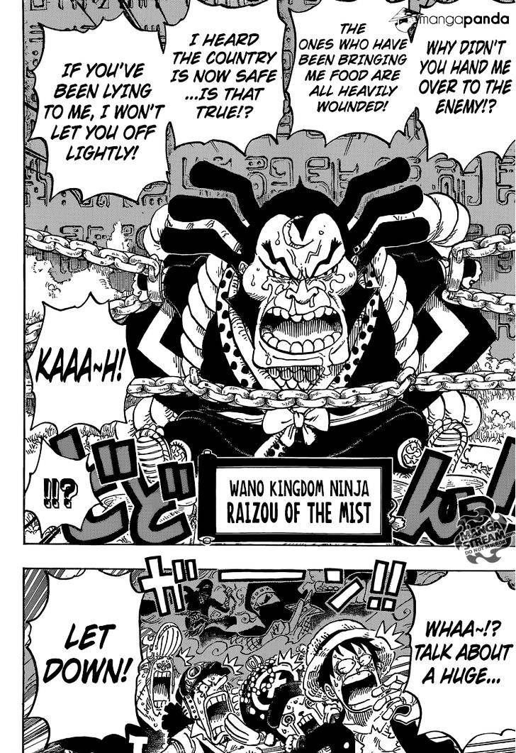One Piece, Chapter 817 - Raizou Of The Mist image 14
