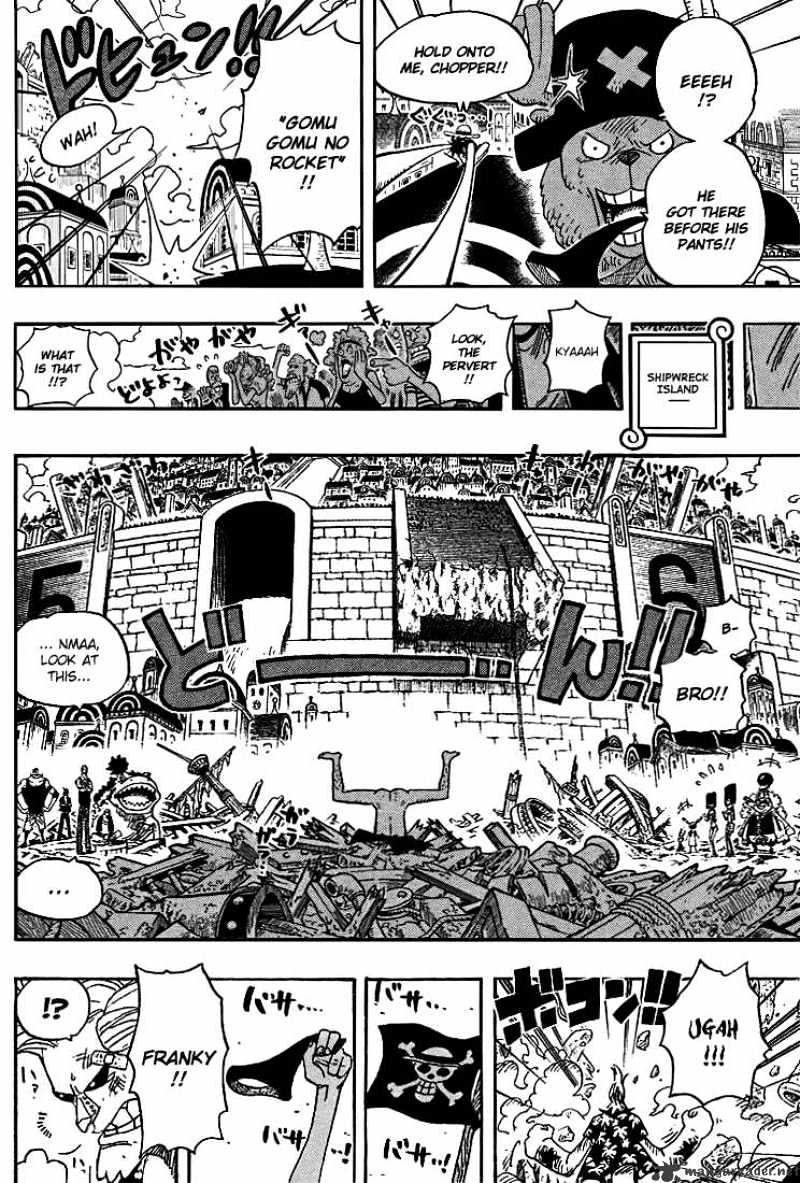 One Piece, Chapter 436 - Pants From Fankyhouse image 17