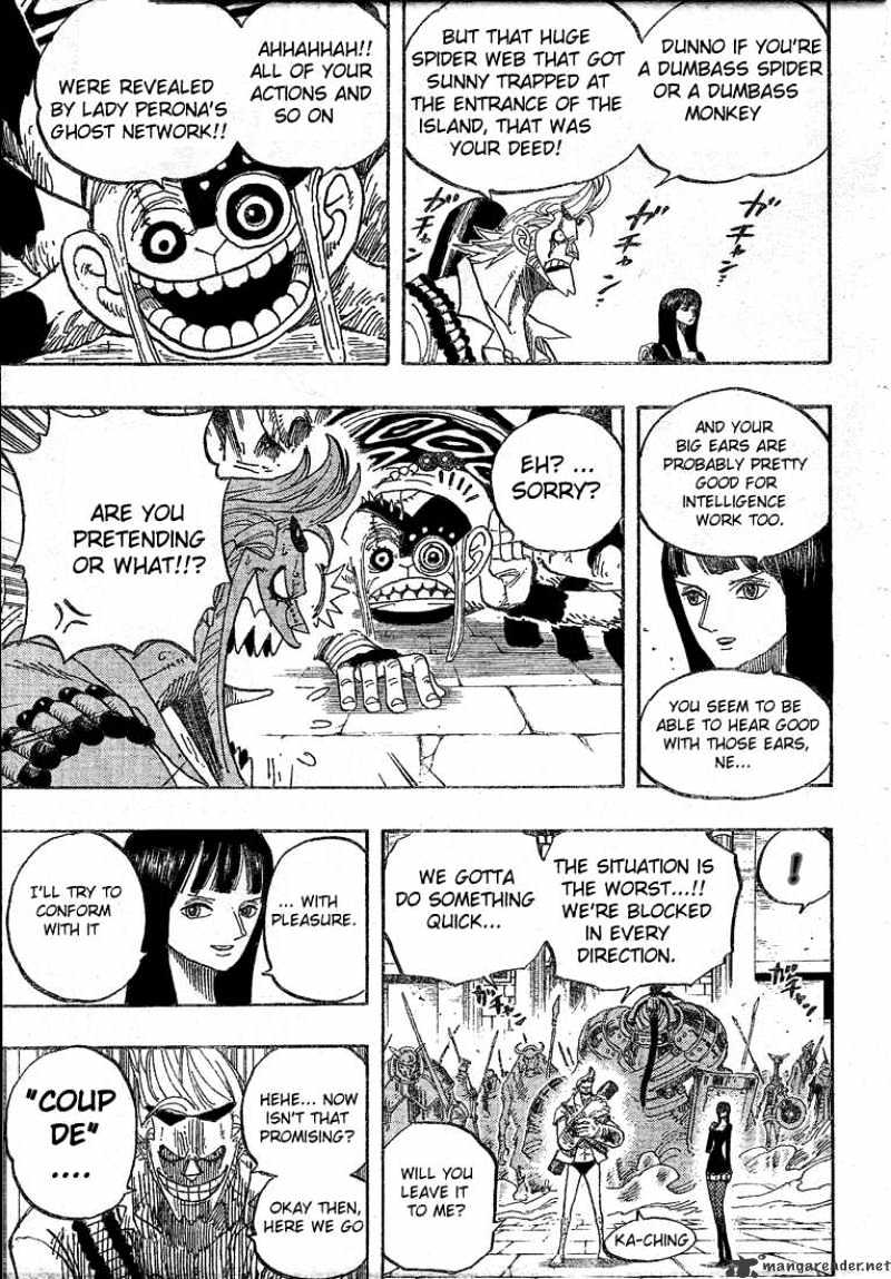 One Piece, Chapter 453 - Cloudy With A Small Chance Of Bone image 14