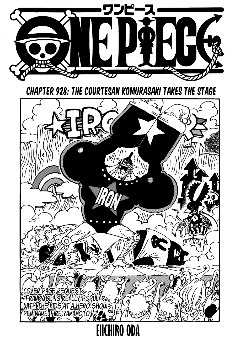 One Piece, Chapter 928 - The Courtesan Komurasaki Takes The Stage image 04