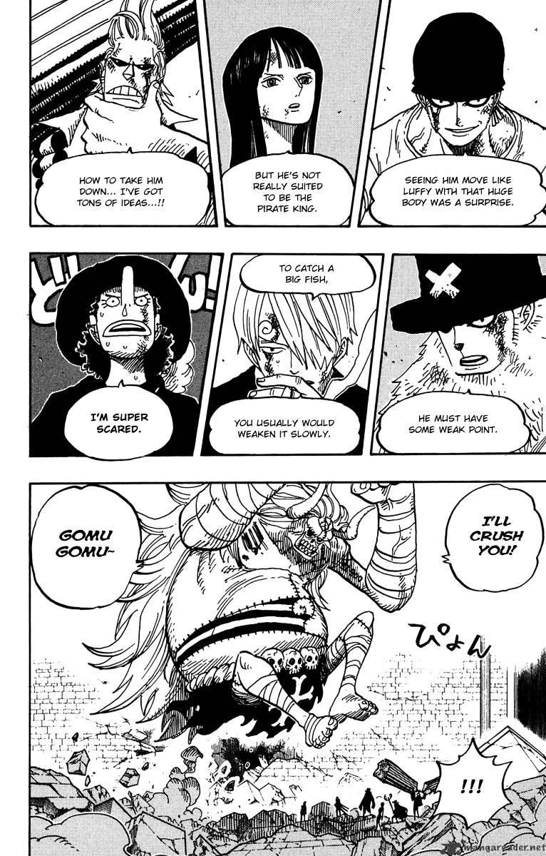 One Piece, Chapter 472 - Down image 03