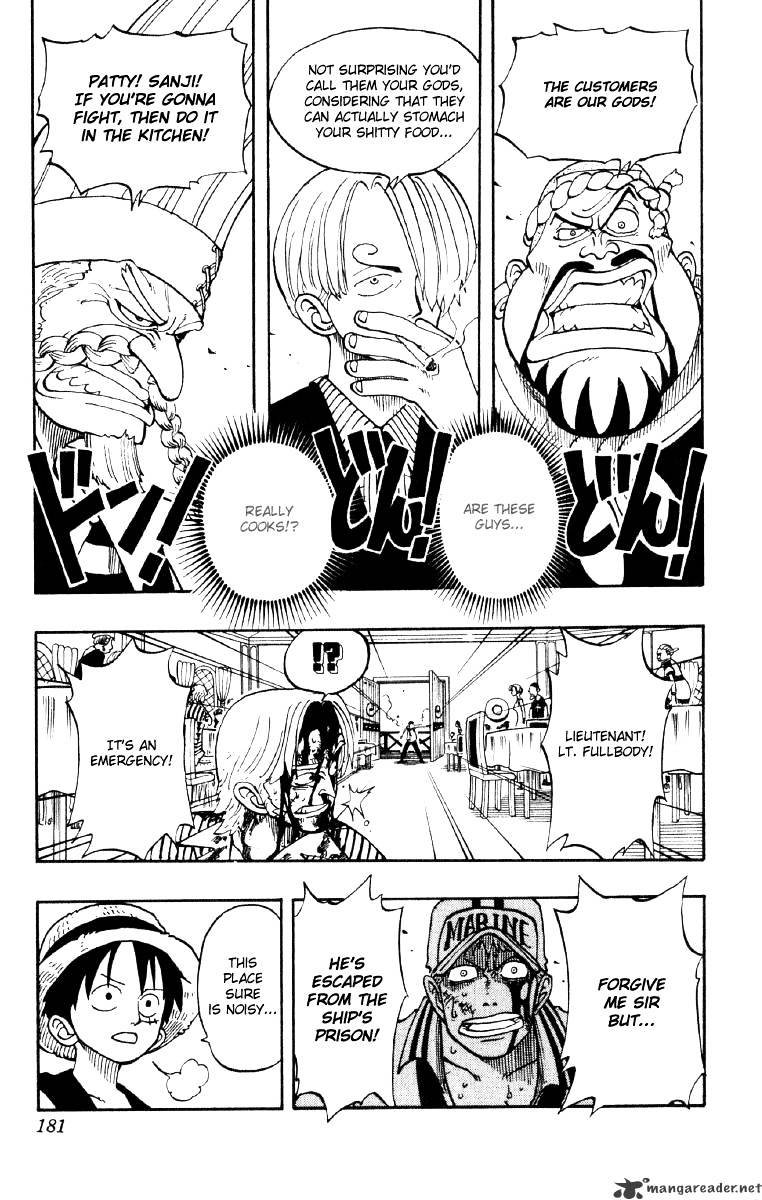One Piece, Chapter 44 - The Three Chefs image 13