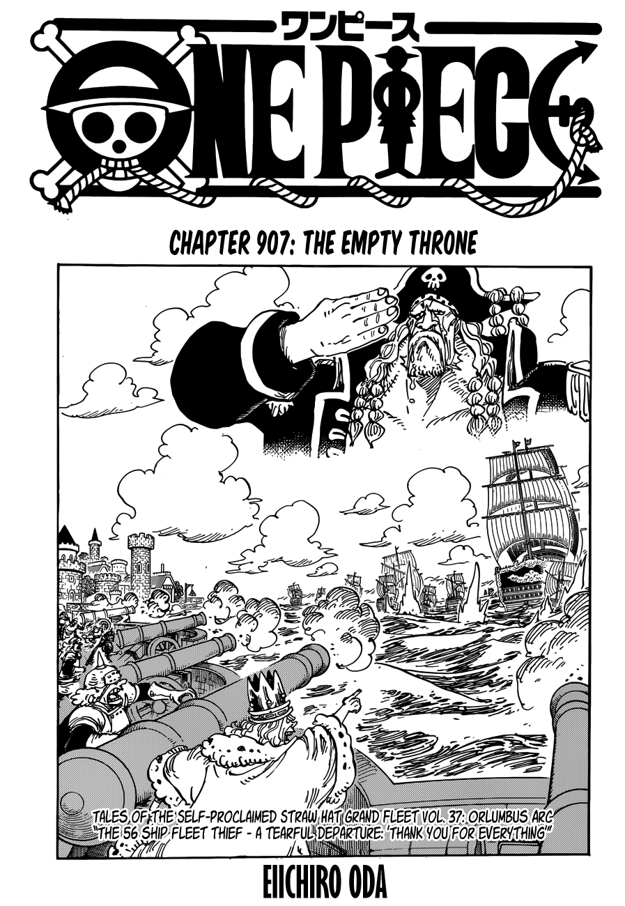 One Piece, Chapter 907 - The Empty Throne image 01