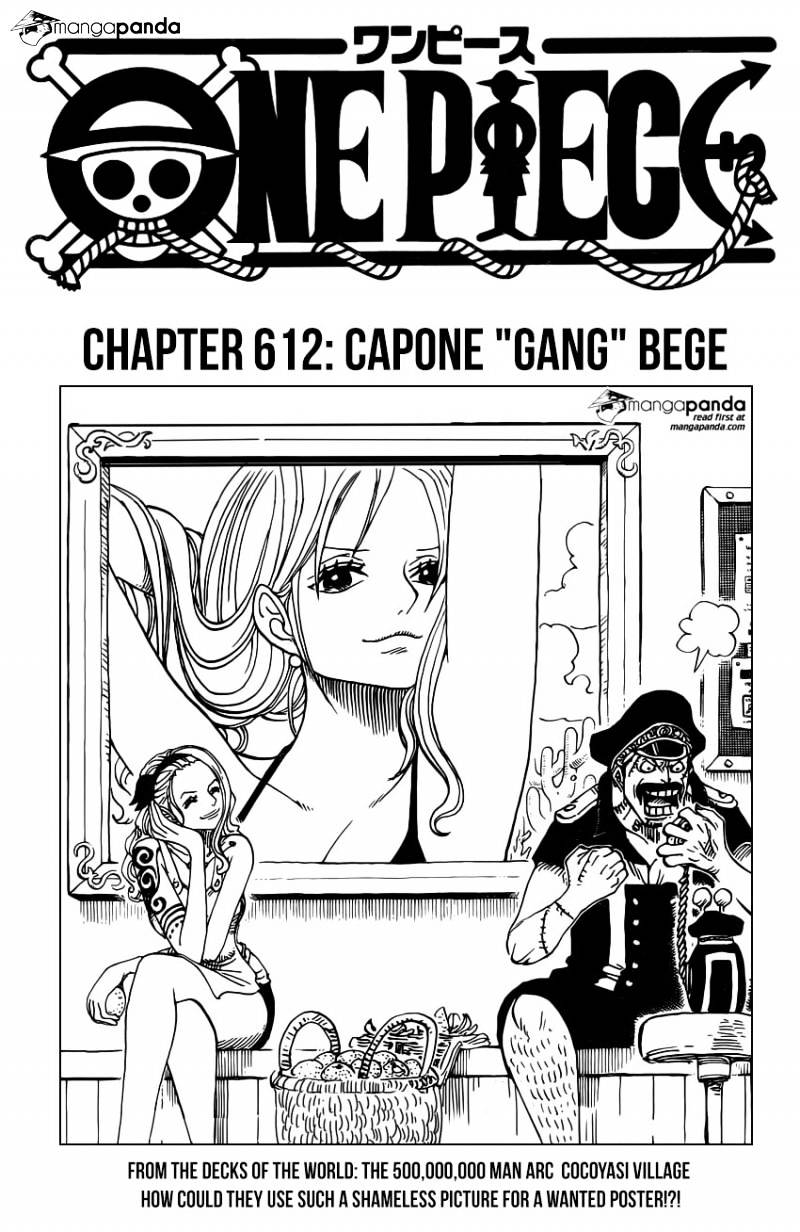 One Piece, Chapter 812 - Capone Gang Bege image 01