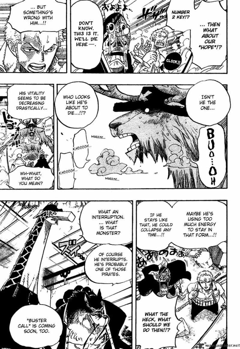 One Piece, Chapter 412 - The Chance Has Ended image 14