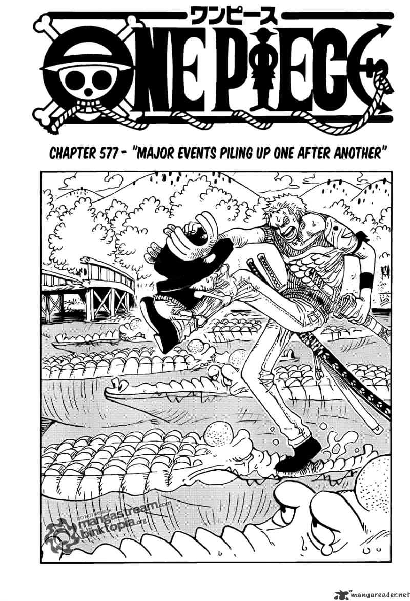One Piece, Chapter 577 - Major events Piling Up One After Another image 01