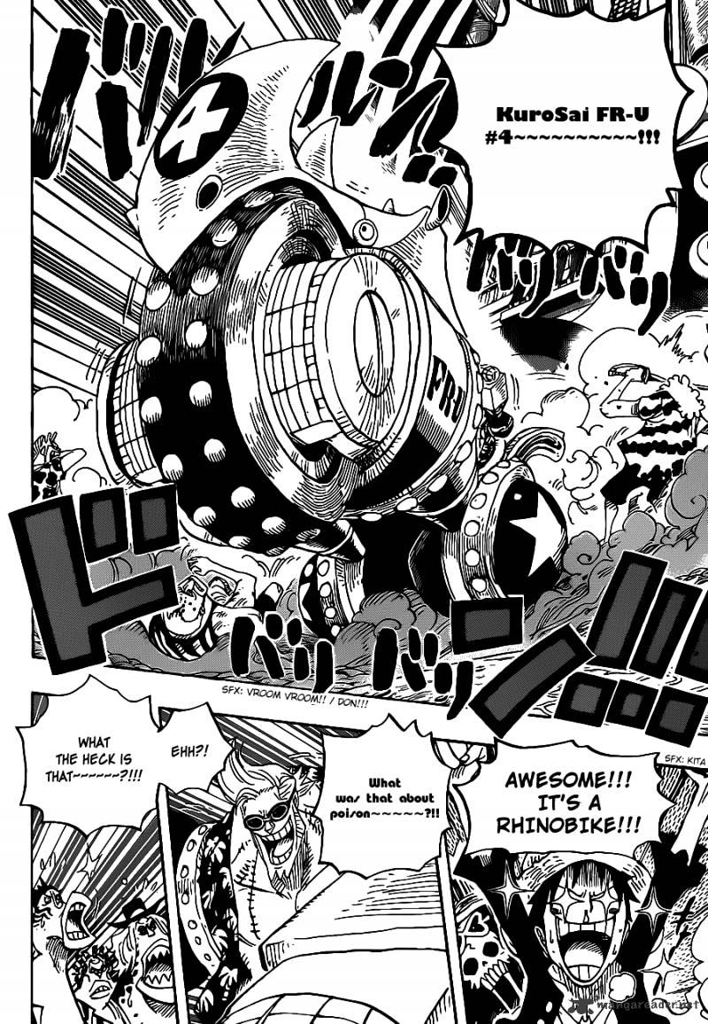 One Piece, Chapter 635 - So Grotesque I Could Fly image 13