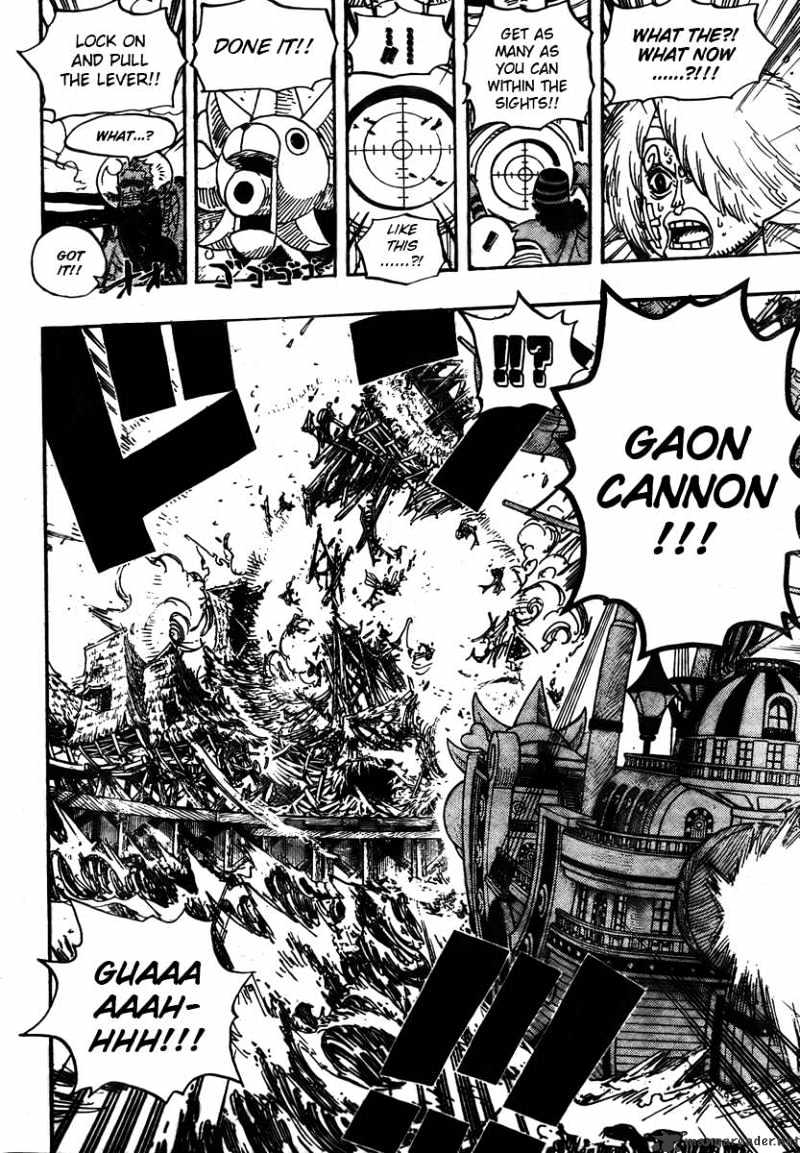 One Piece, Chapter 495 - The Gaon Canon image 12