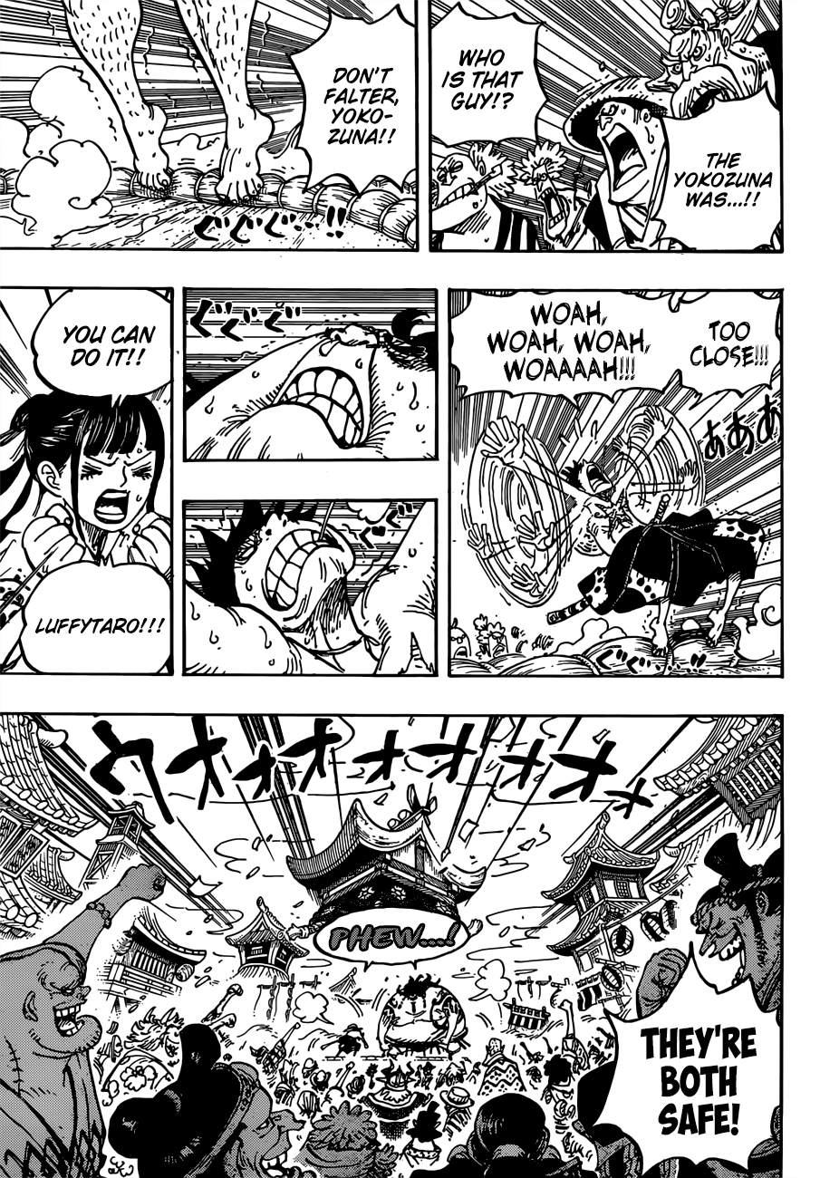 One Piece, Chapter 916 - A Great Sumo Match in The Wano Country image 08