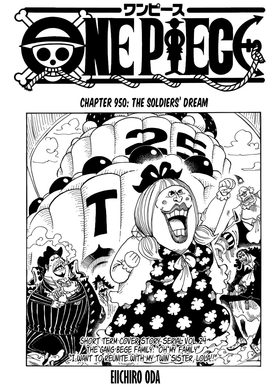 One Piece, Chapter 950 - The Soldiers’ Dream image 02