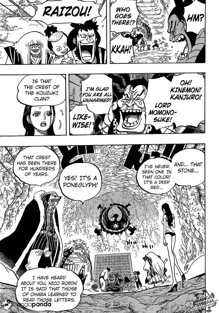 One Piece, Chapter 817 - Raizou Of The Mist image 15