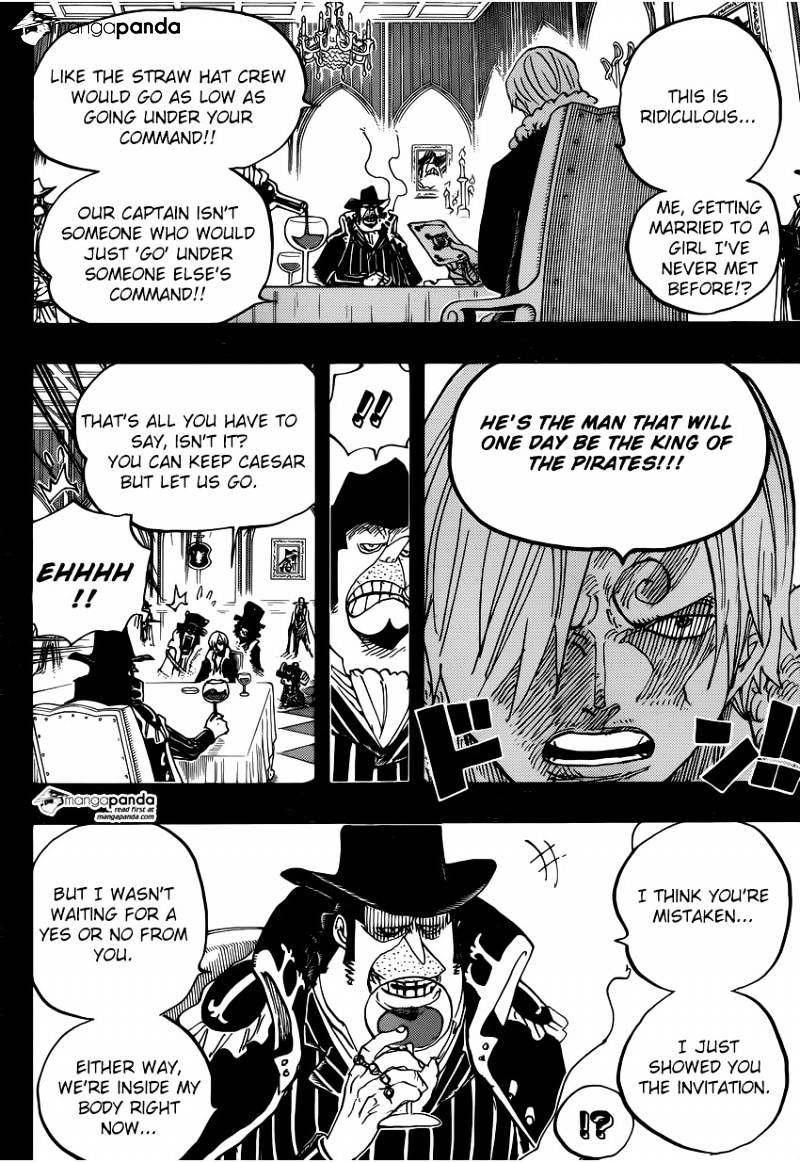 One Piece, Chapter 813 - An Invitation to the Tea Party image 06