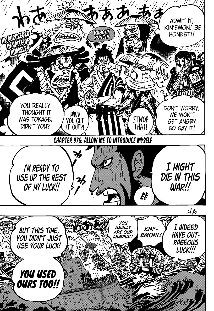 One Piece, Chapter 976 - Allow me to introduce myself image 03