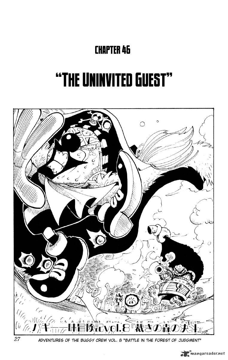 One Piece, Chapter 46 - Uninvited Guest image 01
