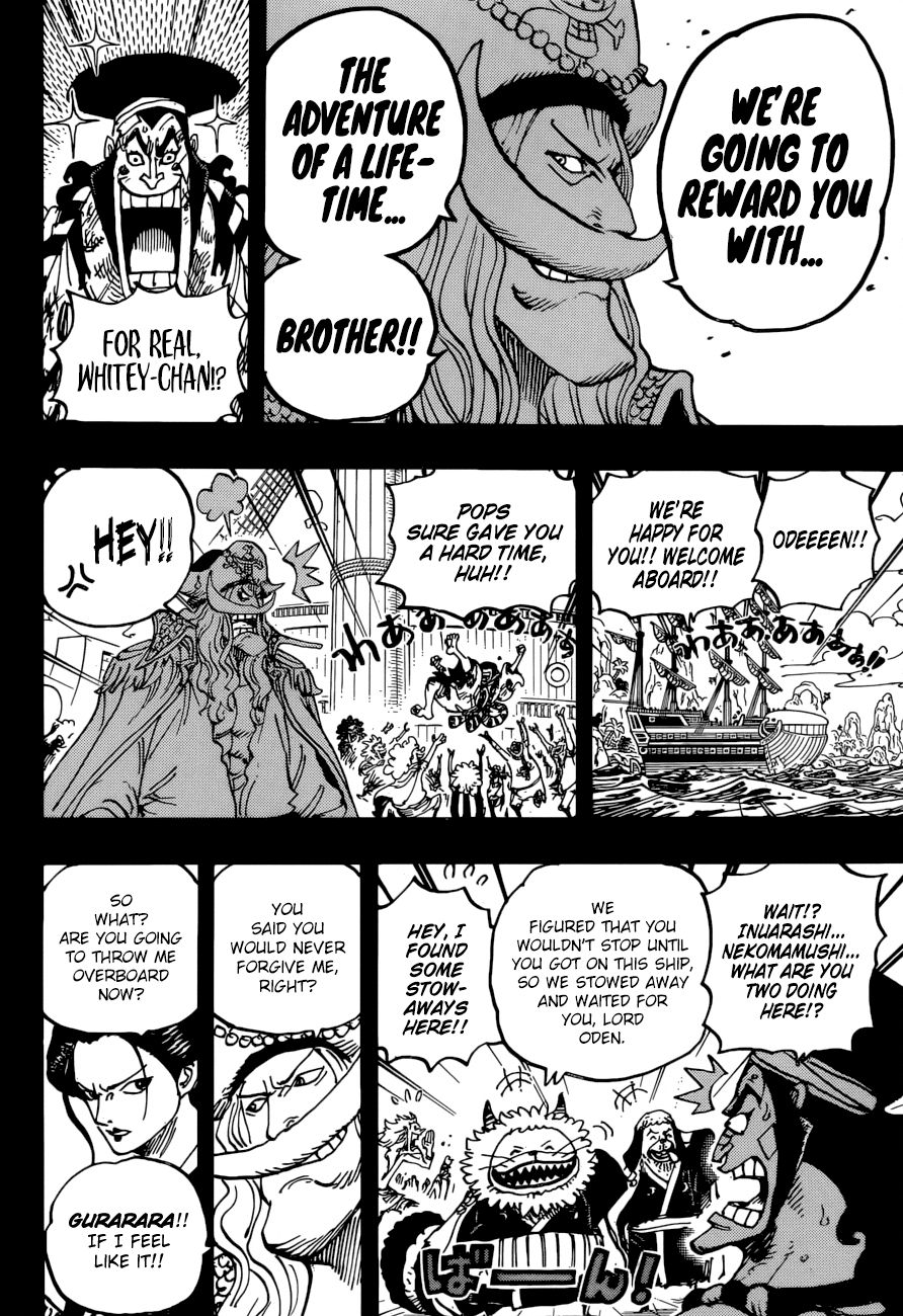 One Piece, Chapter 964 - Oden