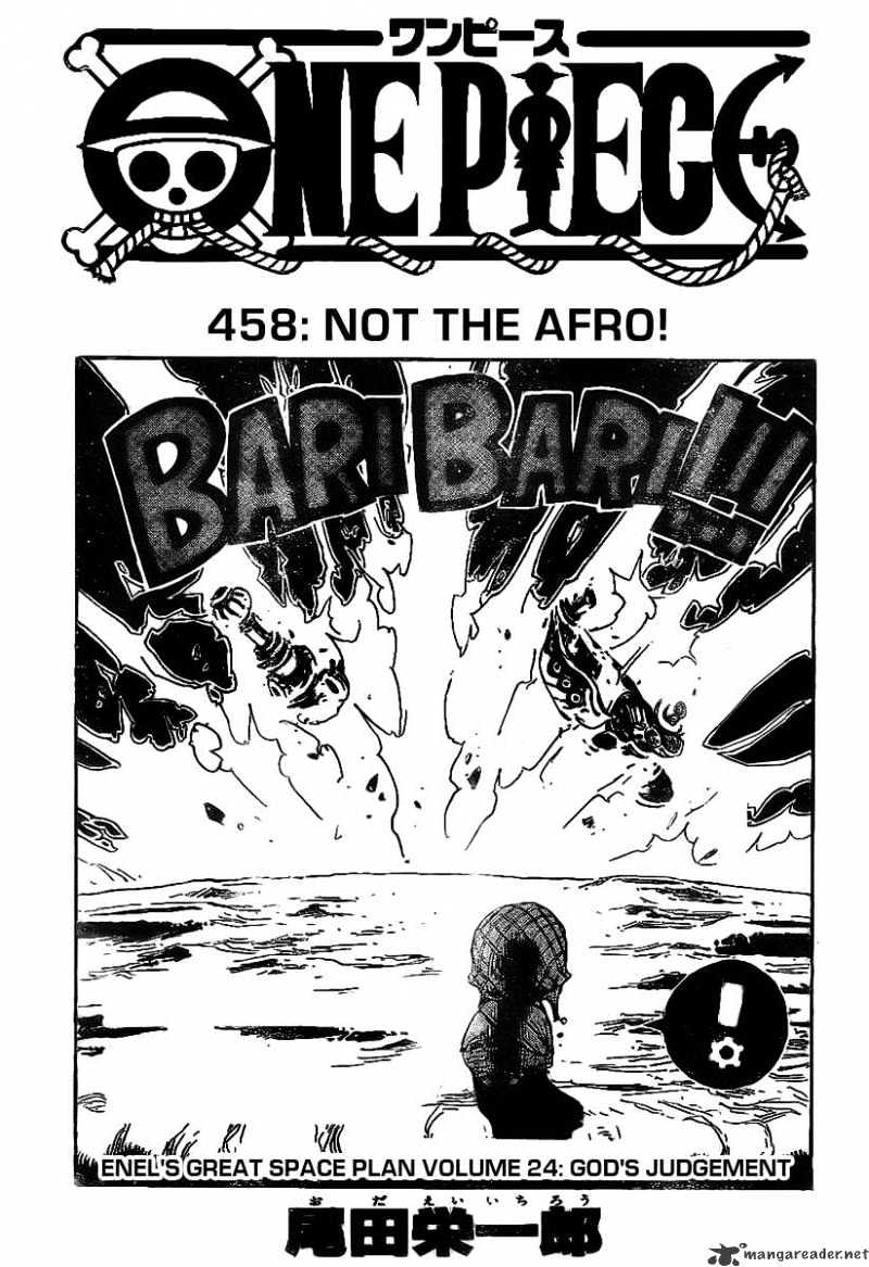 One Piece, Chapter 458 - Not The Afro! image 02
