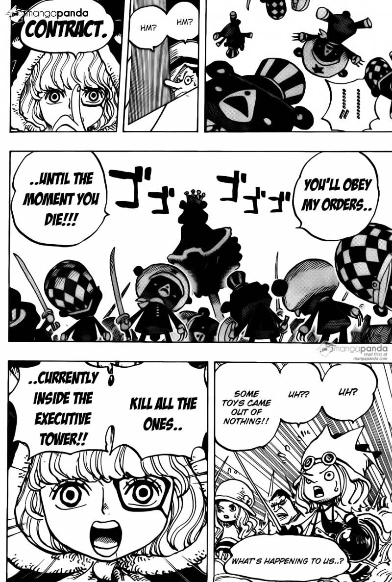 One Piece, Chapter 738 - Trevor army, special executive Sugar image 15